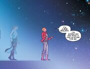 Peter Quill (Earth-616) and Lisa Chang (Earth-616) from Star-Lord Vol 1 5 001