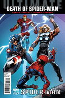 Ultimate Spider-Man #157 "Death of Spider-Man: Part 2" Release date: April 13, 2011 Cover date: June, 2011