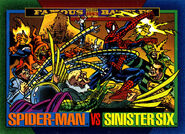 Peter Parker (Earth-616) and Sinister Six (Earth-616) from Marvel Universe Cards Series IV 0001