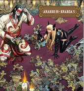 Helping with the jigsaw battle during the X of Swords tournament From X-Force (Vol. 6) #14