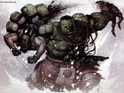 Bruce Banner (Earth-1610) James Howlett (Earth-1610) Ultimate Wolverine vs. Hulk Vol 1 1