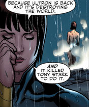 Janet Van Dyne (Earth-616) and Ultron (Earth-616) from Mighty Avengers Vol 1 2 001