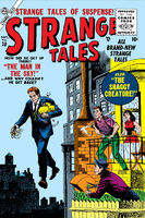 Strange Tales #38 "The Man In the Sky" Release date: June 2, 1955 Cover date: September, 1955