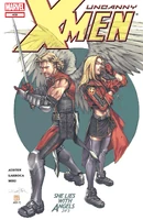 Uncanny X-Men Vol 1 439.jpg (380 KB) Available Uncanny X-Men #439 "She Lies With Angels (Part 3)" Release date: February 4, 2004 Cover date: April, 2004