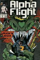 Alpha Flight #59 "Comes a Dragon!" Release date: February 9, 1988 Cover date: June, 1988