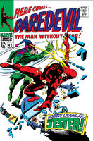Daredevil #42 "Nobody Laughs at the Jester!" Release date: May 9, 1968 Cover date: July, 1968