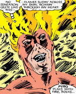 Absorbing flames From Uncanny X-Men #206