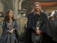 Thor Odinson (Earth-199999) and Jane Foster (Earth-199999) from Thor The Dark World 0004