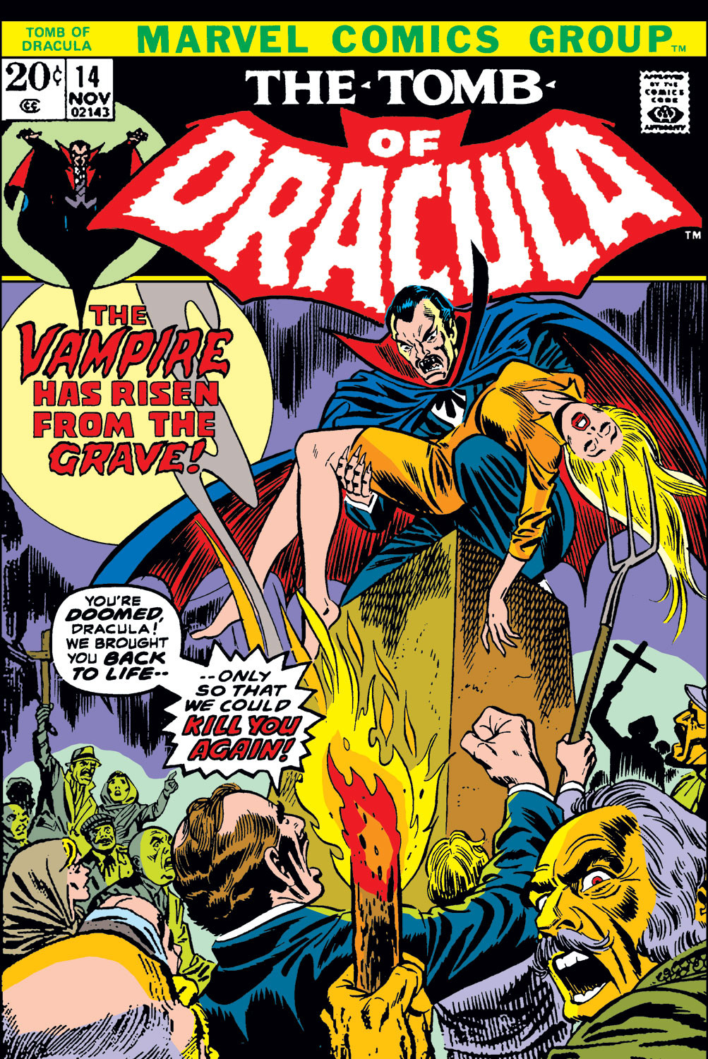 Tomb of Dracula Vol 1 14 | Marvel Database | Fandom