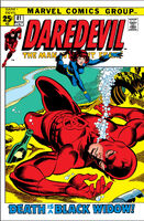 Daredevil #81 "And Death Is a Woman Called Widow" Cover date: November, 1971