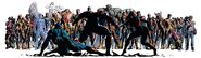 X-Men (Earth-616) and Dark Avengers (Earth-616) from Dark Avengers Uncanny X-Men Exodus Vol 1 1 001