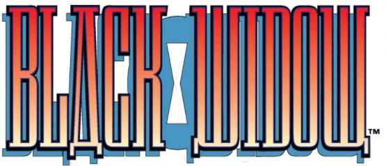 black widow comic logo