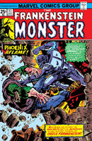 Frankenstein #17 "A Phoenix Berserk!" Release date: April 1, 1975 Cover date: July, 1975