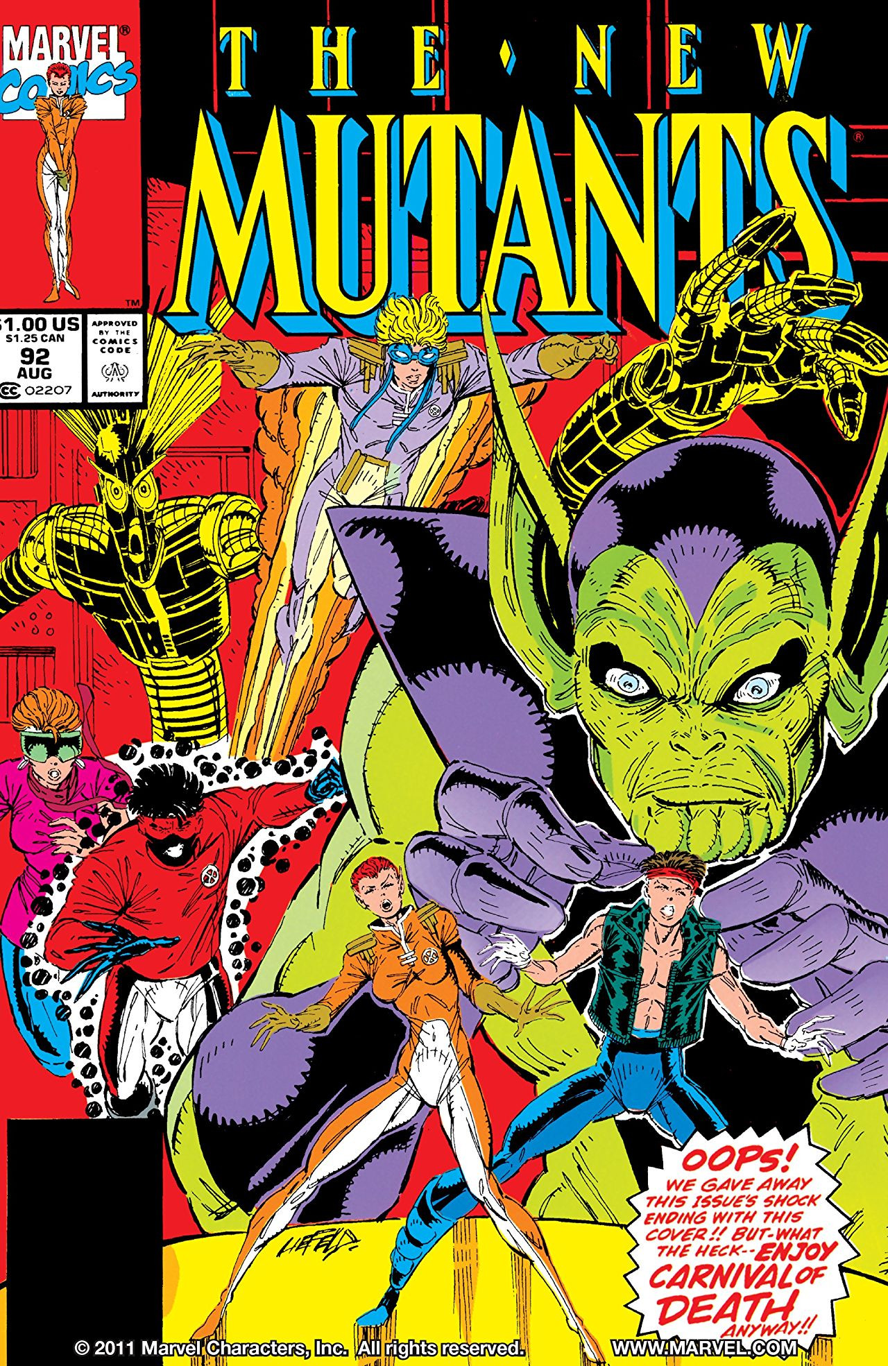 New Mutants Vol 1 99, Marvel Database