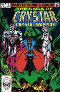 Saga of Crystar, Crystal Warrior #3 "The Sanctum Sanctorum of Doctor Strange" (September, 1983)