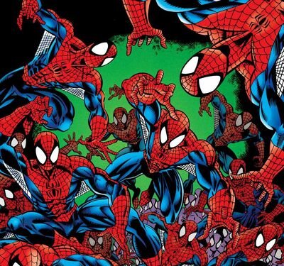 Spider-Clones (Earth-616) from Amazing Spider-Man Vol 1 404 001.jpg