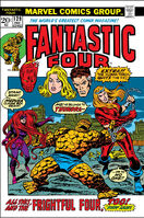 Fantastic Four #129 "The Frightful Four -- Plus One!" Release date: September 19, 1972 Cover date: December, 1972