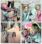 Artie with the FF from Fantastic Four #574