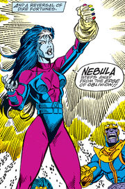 Nebula (Earth-616) from Infinity Gauntlet Vol 1 5 001