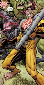 De'Lila killed Fantastic Four (Earth-808122)