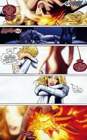 Emma Frost (Earth-616), Jean Grey (Earth-616), and Phoenix Force (Earth-616) from Uncanny X-Men Vol 1 510 001