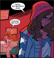 Patricia Walker (Earth-616) and America Chavez (Earth-616) from Patsy Walker, A.K.A