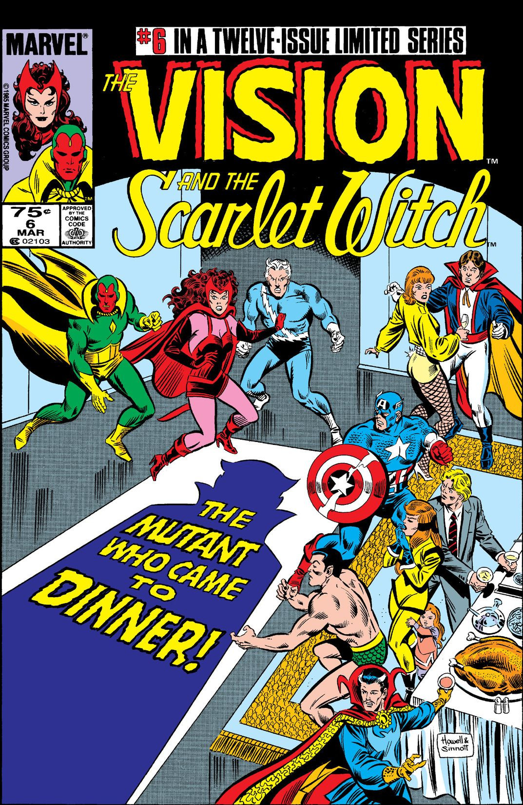Vision The Defenders #116 Scarlet Witch APP; VF 1983 