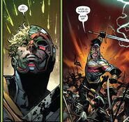 Heralding the arrival of the new Captain Britain Corps From X of Swords: Destruction #1