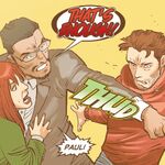 Paul Rabin (Earth-23321), Mary Jane Watson (Earth-616), and Peter Parker (Earth-616) from Amazing Spider-Man Vol 6 7 001