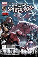 Amazing Spider-Man #687 "Ends of the Earth, Part 6: Everyone Dies" Release date: June 13, 2012 Cover date: August, 2012