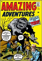 Amazing Adventures #1 "Torr" Release date: March 7, 1961 Cover date: June, 1961