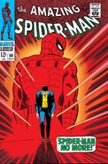 O Incrível Homem-Aranha #50 ""Spider-Man No More!"" (Julho de 1967) (Primeira aparição de the Kingpin)