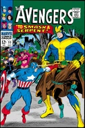 Avengers Vol 1 33.jpg (330 kB) #33 ¡Aplastar a una Serpiente! Publicado: Octubre, 1966