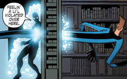 DeMarr Davis (Earth-616) and Val Ventura (Earth-616) from G.L.A. Vol 1 3 001