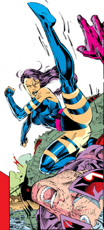 Elizabeth Braddock (Earth-616) and Max Eisenhardt (Earth-616) from X-Men Vol 2 1 0001