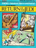 Return of the Jedi Weekly (UK) #94 Cover date: April, 1985