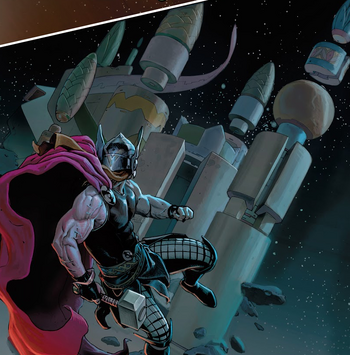 Sky Castle of Indigarr from Thor God of Thunder Vol 1 1 001