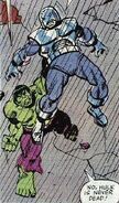 Fighting Hulk after blackmailing California From Incredible Hulk #263