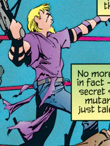 Bullseye (Lester) (Earth-295) from X-Universe Vol 1 2 0001