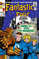 Fantastic Four #45 "Among Us Hide... The Inhumans" Release date: September 9, 1965 Cover date: December, 1965