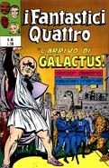 Fantastici Quattro #44 "L'arrivo di Galactus!" Data di uscita: Novembre 1972