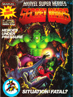 Marvel Super Heroes Secret Wars (UK) #7 "Marvel's Secret Artist" Release date: July 20, 1985 Cover date: July, 1985