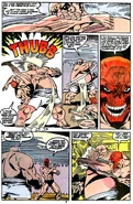 Fighting the Red Skull one-on-one From Captain America #378