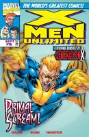 X-Men Unlimited #16 "Primal" Release date: July 30, 1997 Cover date: September, 1997