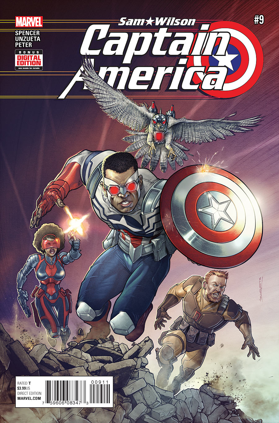 sam wilson as captain america comic