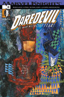 Daredevil (Vol. 2) #21 "Playing to the Camera part two: Fellow of the Infinite Jest" Release date: August 8, 2001 Cover date: October, 2001