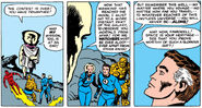 Fantastic Four meet the Watcher from Fantastic Four Vol 1 13