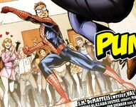 Peter Parker punched out Flash Thompson (Earth-90231)