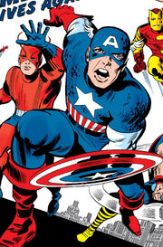 Steve Rogers (Earth-616) Captain America joins the Avengers in Avengers Vol 1 4