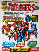 Avengers (UK) #1 Release date: September 22, 1973 Cover date: September, 1973